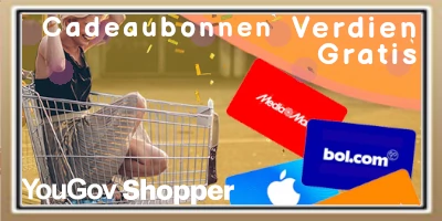 Gratis YouGov cadeaubonnen