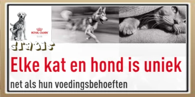 Gratis Royal Canin kattenvoer en hondenvoer