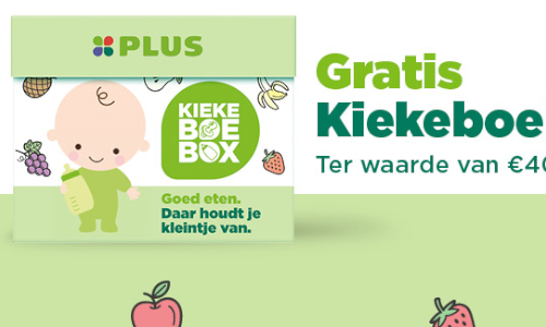 Plus babypakket aanvragen met Kiekeboebox